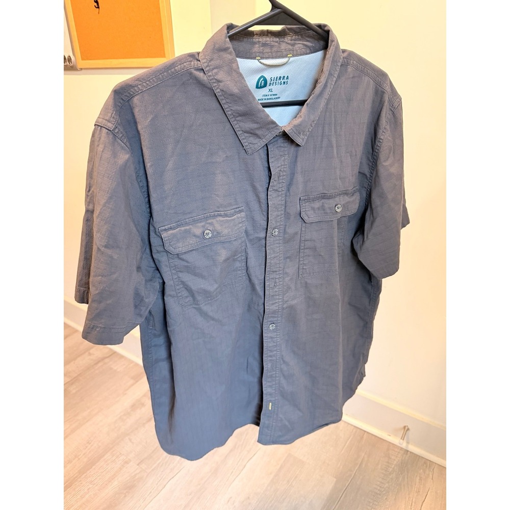 Sierra Designs xl‎ men's short sleeve button up